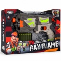 PISTOLET BLASTER NA STRZAŁKI PIANKOWE HIP SHOT RAY FLAME 6 SZT 8+