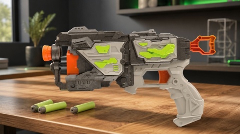 PISTOLET BLASTER NA STRZAŁKI PIANKOWE HIP SHOT RAY FLAME 6 SZT 8+