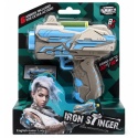 PISTOLET IRON STINGER HIP SHOT NIEBIESKI 6 STRZAŁEK PIANKOWYCH 8+