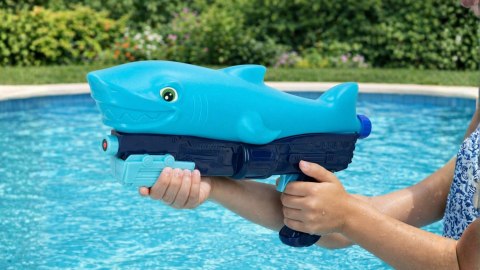 PISTOLET NA WODĘ AQUA WORLD REKIN SHARK 32 cm DUZY ZBIORNIK 700 ml