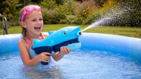 PISTOLET NA WODĘ AQUA WORLD REKIN SHARK 32 cm DUZY ZBIORNIK 700 ml