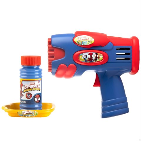 Pistolet do baniek mydlanych Spider-Man Spidey Amazing Friends + płyn