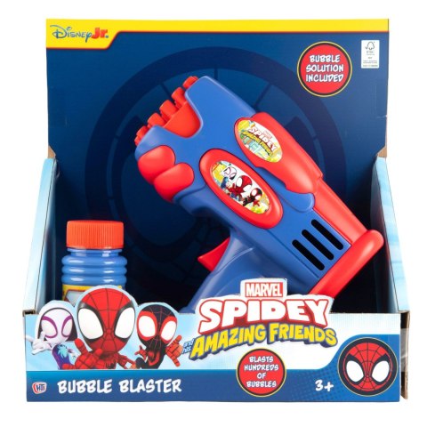 Pistolet do baniek mydlanych Spider-Man Spidey Amazing Friends + płyn