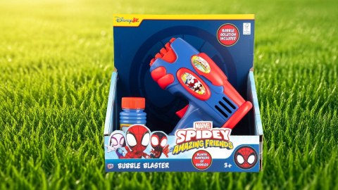Pistolet do baniek mydlanych Spider-Man Spidey Amazing Friends + płyn