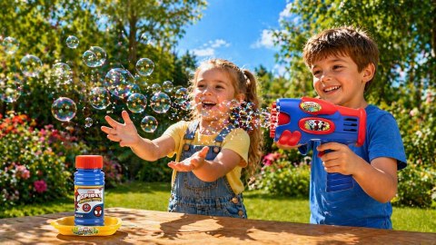 Pistolet do baniek mydlanych Spider-Man Spidey Amazing Friends + płyn
