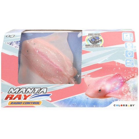 Płaszczka zdalnie sterowana RC 2.4GHz Manta Ray zabawka do wody LED