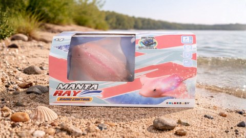 Płaszczka zdalnie sterowana RC 2.4GHz Manta Ray zabawka do wody LED