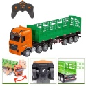 Samochód ciężarowy zdalnie sterowany TIR RC 1:18 2.4 GHz efektami LED dźwięk