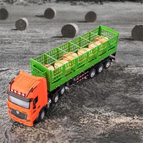 Samochód ciężarowy zdalnie sterowany TIR RC 1:18 2.4 GHz efektami LED dźwięk