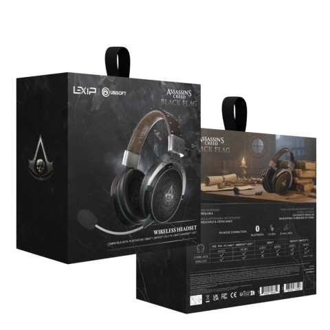 Słuchawki Gamingowe Assassin's Creed Black Flag Bezprzewodowe Bluetooth