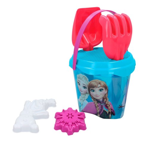 ZESTAW DO PIASKU DISNEY FROZEN W PLECAKU WIADERKO + AKCESORIA 7 elem.