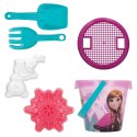 ZESTAW DO PIASKU DISNEY FROZEN WIADERKO + AKCESORIA 6 ELEM. KRAINA LODU