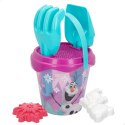 ZESTAW DO PIASKU DISNEY FROZEN WIADERKO + AKCESORIA 6 ELEM. KRAINA LODU