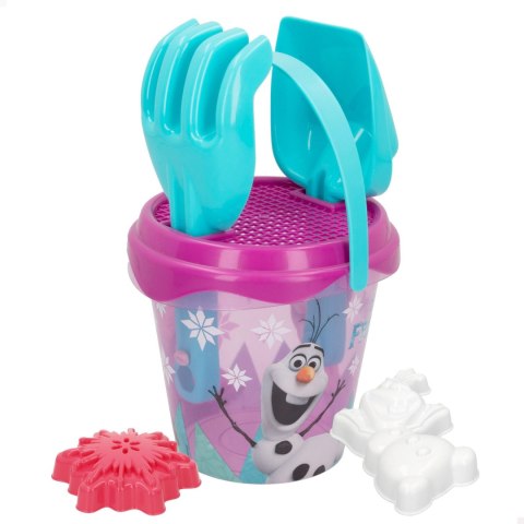 ZESTAW DO PIASKU DISNEY FROZEN WIADERKO + AKCESORIA 6 ELEM. KRAINA LODU