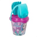 ZESTAW DO PIASKU DISNEY FROZEN WIADERKO + AKCESORIA 6 ELEM. KRAINA LODU