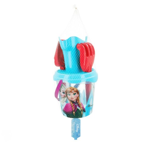 ZESTAW DO PIASKU DISNEY FROZEN WIADERKO + AKCESORIA 7 elem. Kraina Lodu