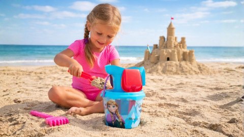ZESTAW DO PIASKU DISNEY FROZEN WIADERKO + AKCESORIA 7 elem. Kraina Lodu