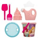 ZESTAW DO PIASKU DISNEY PRINCESS WIADERKO + AKCESORIA na plażę 7 elem.