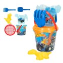 ZESTAW DO PIASKU PIASKOWNICY PLAŻY HOT WHEELS KONEWKA + WIADERKO 6 EL.