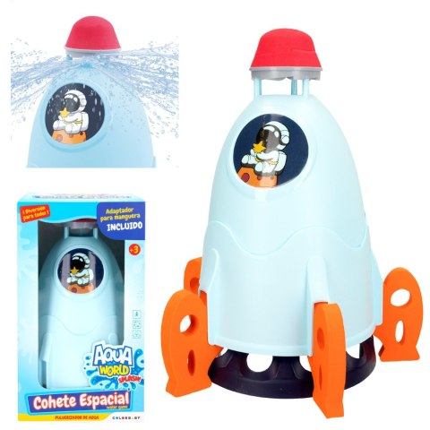 ZRASZACZ OGRODOWY DLA DZIECI RAKIETA AQUA WORLD SPLASH FONTANNA