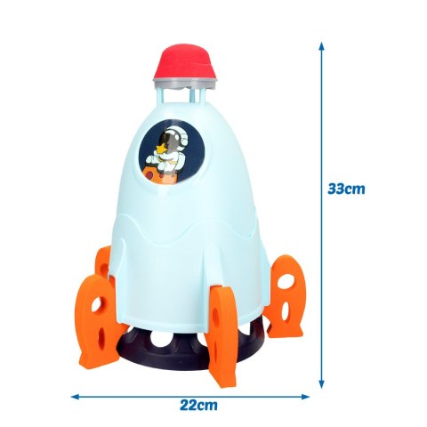 ZRASZACZ OGRODOWY DLA DZIECI RAKIETA AQUA WORLD SPLASH FONTANNA