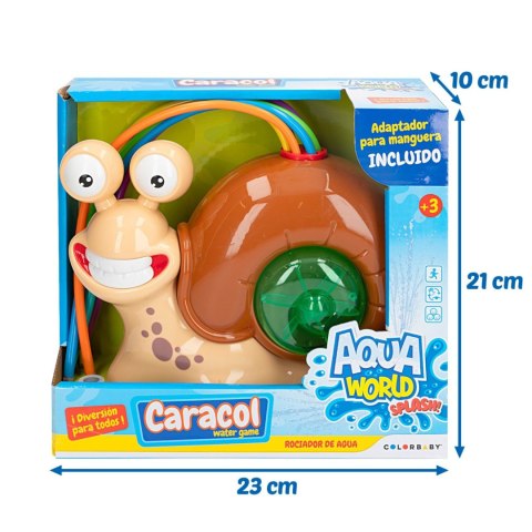 ZRASZACZ OGRODOWY ŚLIMAK AQUA WORLD SPLASH ZABAWKA WODNA DLA DZIECI