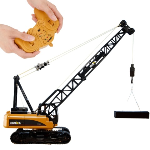 Zdalnie sterowany DŹWIG gąsienicowy RC 1:14 HUINA1572 2.4GHz 15CH metal ABS