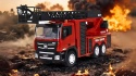 Zdalnie sterowany RC wóz strażacki z drabiną 1:18 2.4 GHz Huina 1361 +pilot