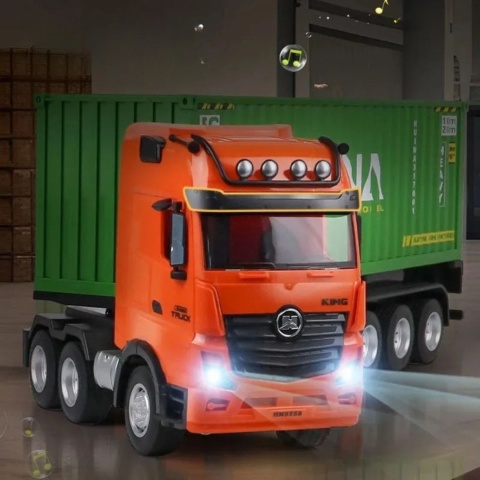 Zdalnie sterowany samochód ciężarowy RC TIR Huina 1317 1:18 pilot 2.4 GHz
