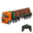 Zdalnie sterowany samochód ciężarowy TIR RC 1:18 2.4 GHz 9CH LED z pilotem