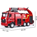 Zdalnie sterowany wóz strażacki Huina 1362 RC 1:18 2.4 GHz drabina LED