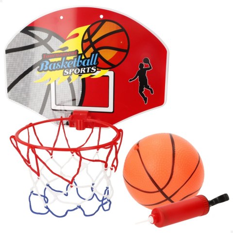 Zestaw do koszykówki basketball dla dzieci - kosz, tablica, piłka + pompka