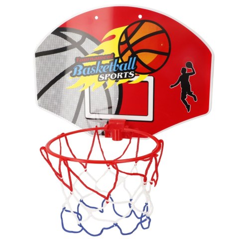 Zestaw do koszykówki basketball dla dzieci - kosz, tablica, piłka + pompka