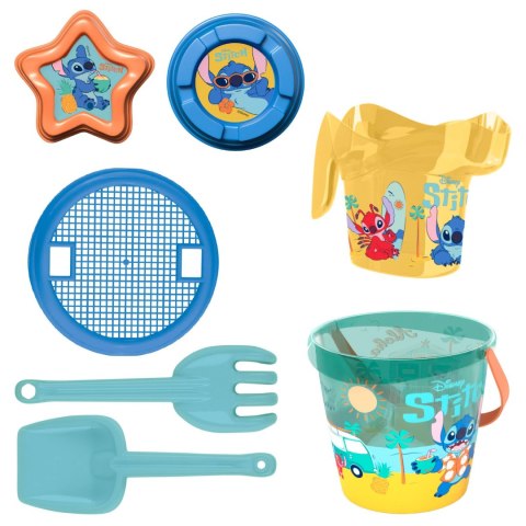 Zestaw do piasku Disney Stitch wiaderko foremki 7 elementów