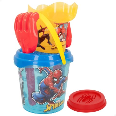 Zestaw do piasku Spider-Man Marvel - wiaderko, łopatka, grabki, konewka