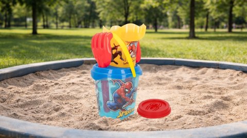 Zestaw do piasku Spider-Man Marvel - wiaderko, łopatka, grabki, konewka