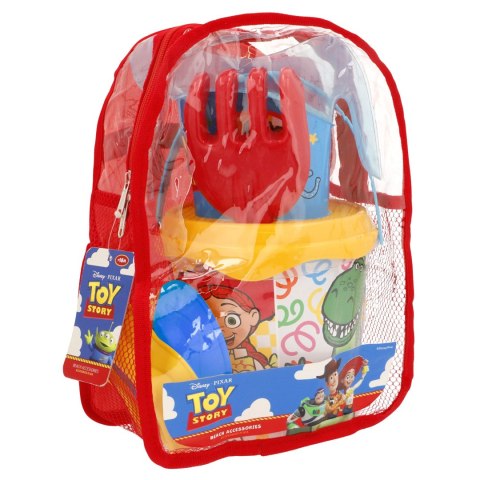 Zestaw do piasku Toy Story wiaderko foremki plecak 7 elementów