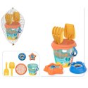 Zestaw do piasku dla dzieci Disney Stitch wiaderko łopatka foremki 6 elem.