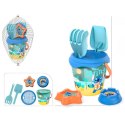 Zestaw do piasku dla dzieci Disney Stitch wiaderko łopatka grabki 7 elem.