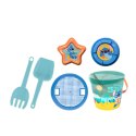 Zestaw do piasku dla dzieci Disney Stitch wiaderko łopatka grabki 7 elem.
