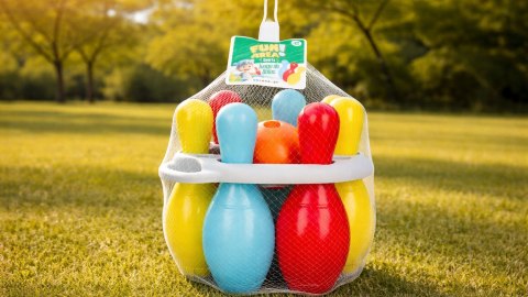 Zestaw kręgli dla dzieci 8 elementów - FUN AREA Sports lekkie do zabawy