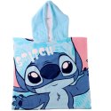 Zestaw plażowy Disney Stitch wiaderko poncho foremki 6w1 + poncho
