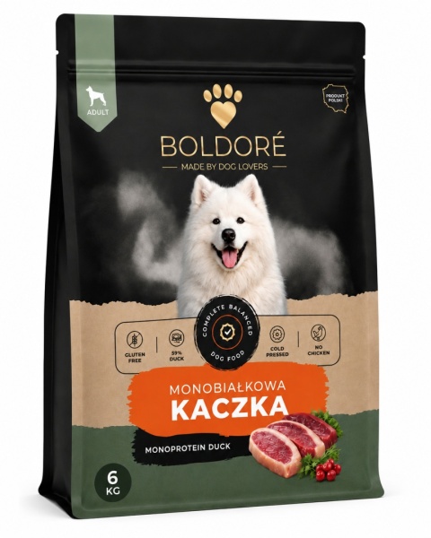 Boldoré Sucha Karma dla Psa Monoproteinowa Kaczka 6kg