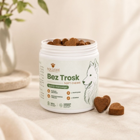 Boldoré Suplement Dla Psa BEZ TROSK Na Uspokojenie Soft Chews 180g