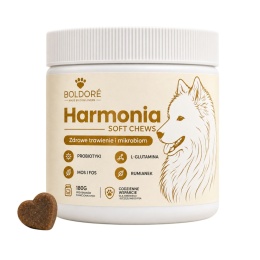 Boldoré Suplement Dla Psa HARMONIA Prebiotyk i zdrowe jelita Soft Chews 180g