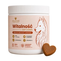 Boldoré Suplement Dla Psa WITALNOŚĆ Na Odporność Soft Chews 180g
