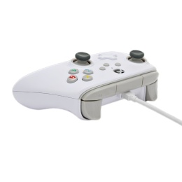 KONTROLER POWERA XBOX SERIES X S ONE PC BIAŁY PRZEWODOWY 3 5MM