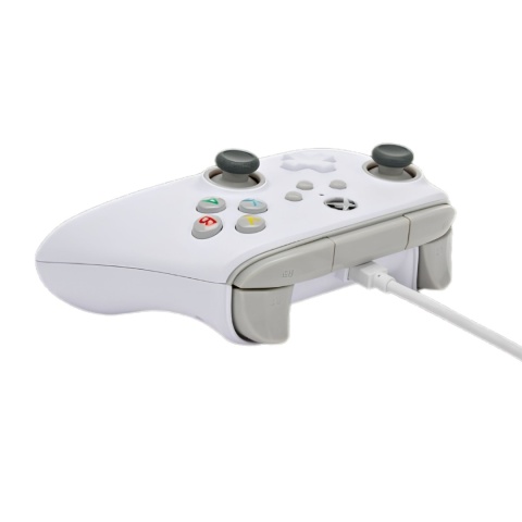 KONTROLER POWERA XBOX SERIES X S ONE PC BIAŁY PRZEWODOWY 3 5MM