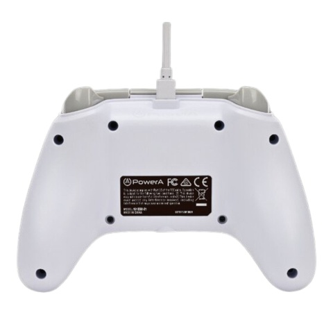 KONTROLER POWERA XBOX SERIES X S ONE PC BIAŁY PRZEWODOWY 3 5MM
