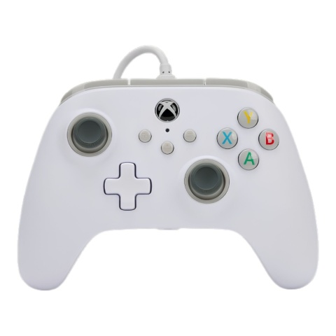 KONTROLER POWERA XBOX SERIES X S ONE PC BIAŁY PRZEWODOWY 3 5MM